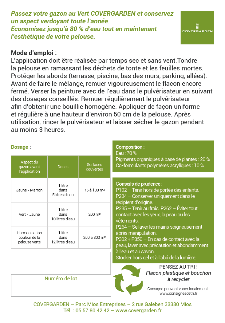 Peinture Verte Gazon Expert