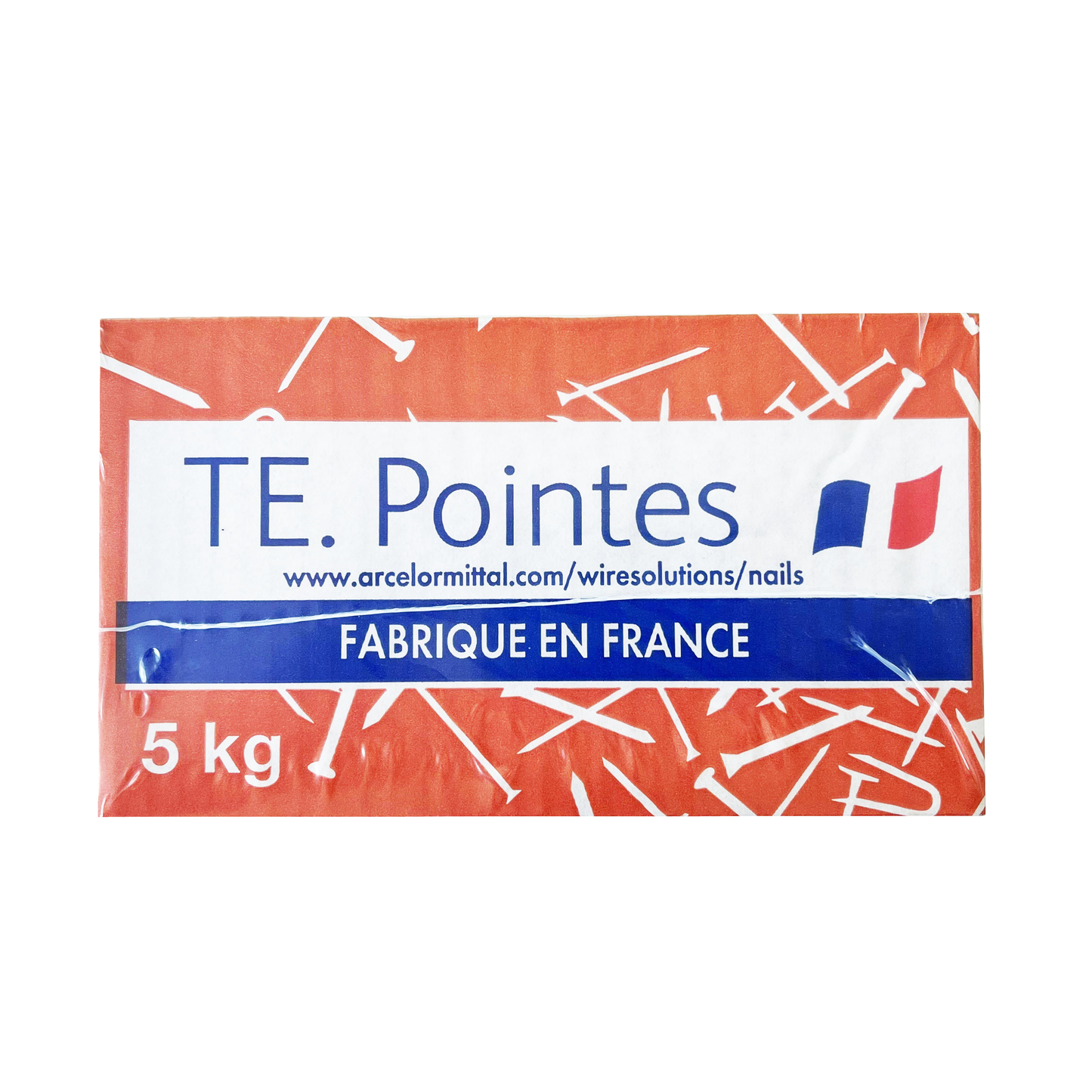 Clous tête plate pour gazon synthétique