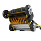 Vue de dessous de la brosse électrique Garland Comber 602E montrant les brosses rotatives.