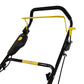 Poignée de contrôle de la brosse électrique Garland Comber 602E avec éléments en jaune et noir.